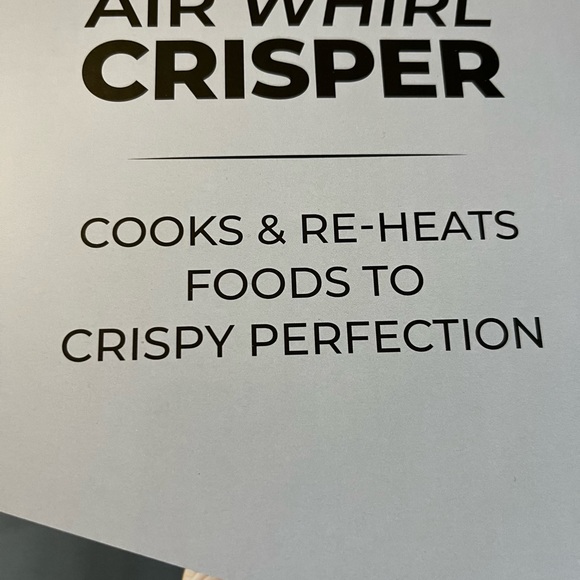 Air Whirl crisper Air Fryer Lid . tempered glass/stainless steel. - Picture 3 of 15